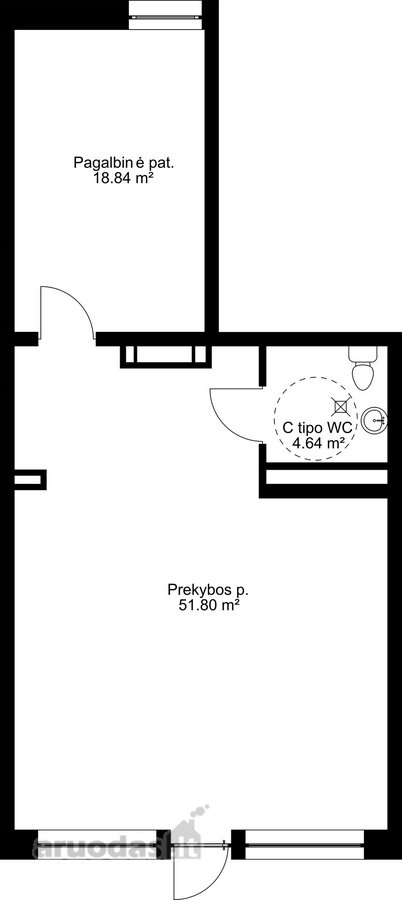 Parduodamos komercinės patalpos  - nuotraukos Nr. 15