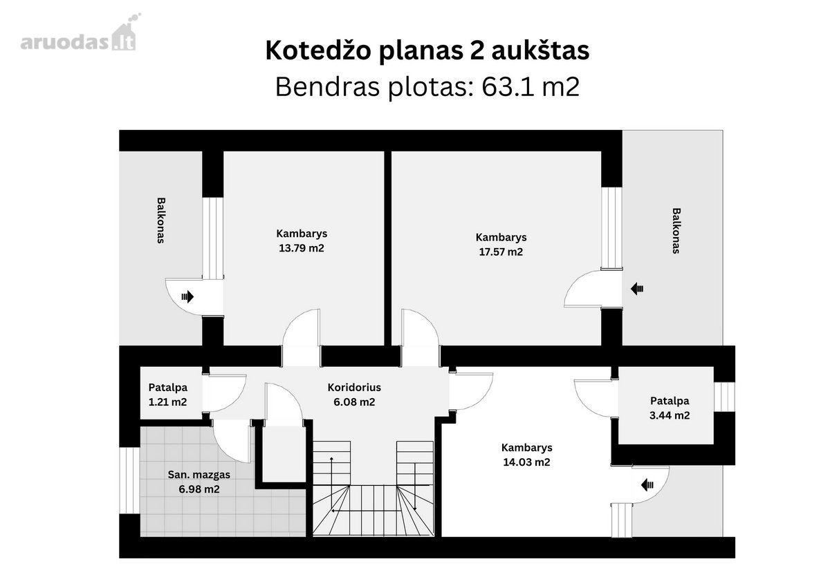 Parduodamas Erdvus Sublokuotas Namas - nuotraukos Nr. 19