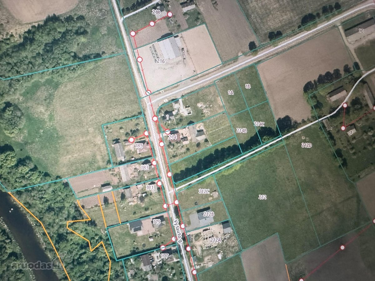 Parduodamas sklypas sudarytas iš 4 sujungtų - nuotraukos Nr. 9