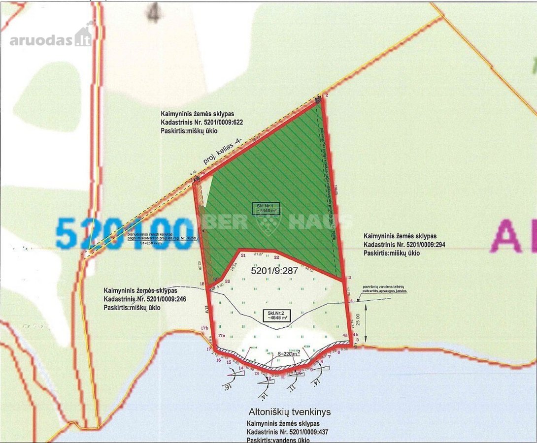 Parduodamas 1,06 Ha Sklypų Masyvas Ant - nuotraukos Nr. 12