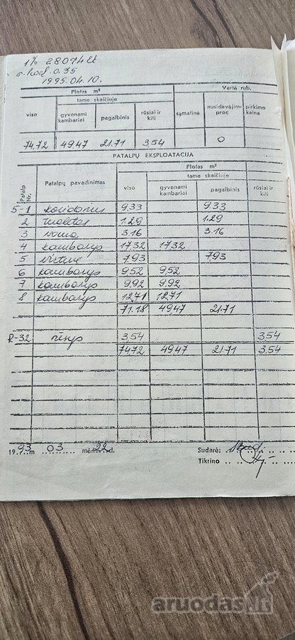 Erdvus 71kw butas, be remonto. 4 kambariai, 3 - nuotraukos Nr. 2