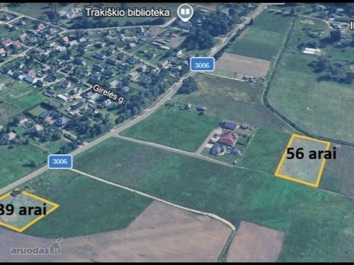 Parduodami 39 a Ir 56 a Žemės Sklypai Prie - nuotraukos Nr. 2