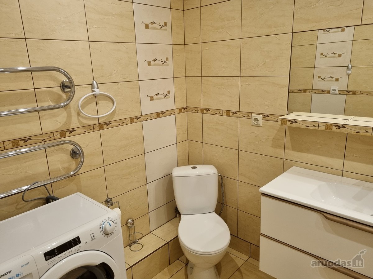 Nuomojo jaukų, šviesų , dviejų kambarių butą - nuotraukos Nr. 15