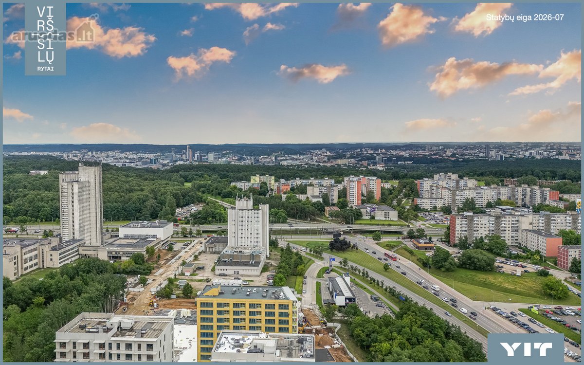 Parduodamas 2 kambarių butas naujai vystomame - nuotraukos Nr. 5