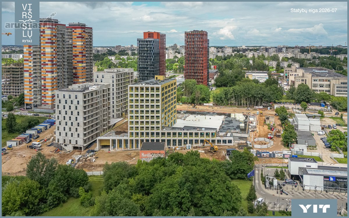 Parduodamas 2 kambarių butas naujai vystomame - nuotraukos Nr. 5