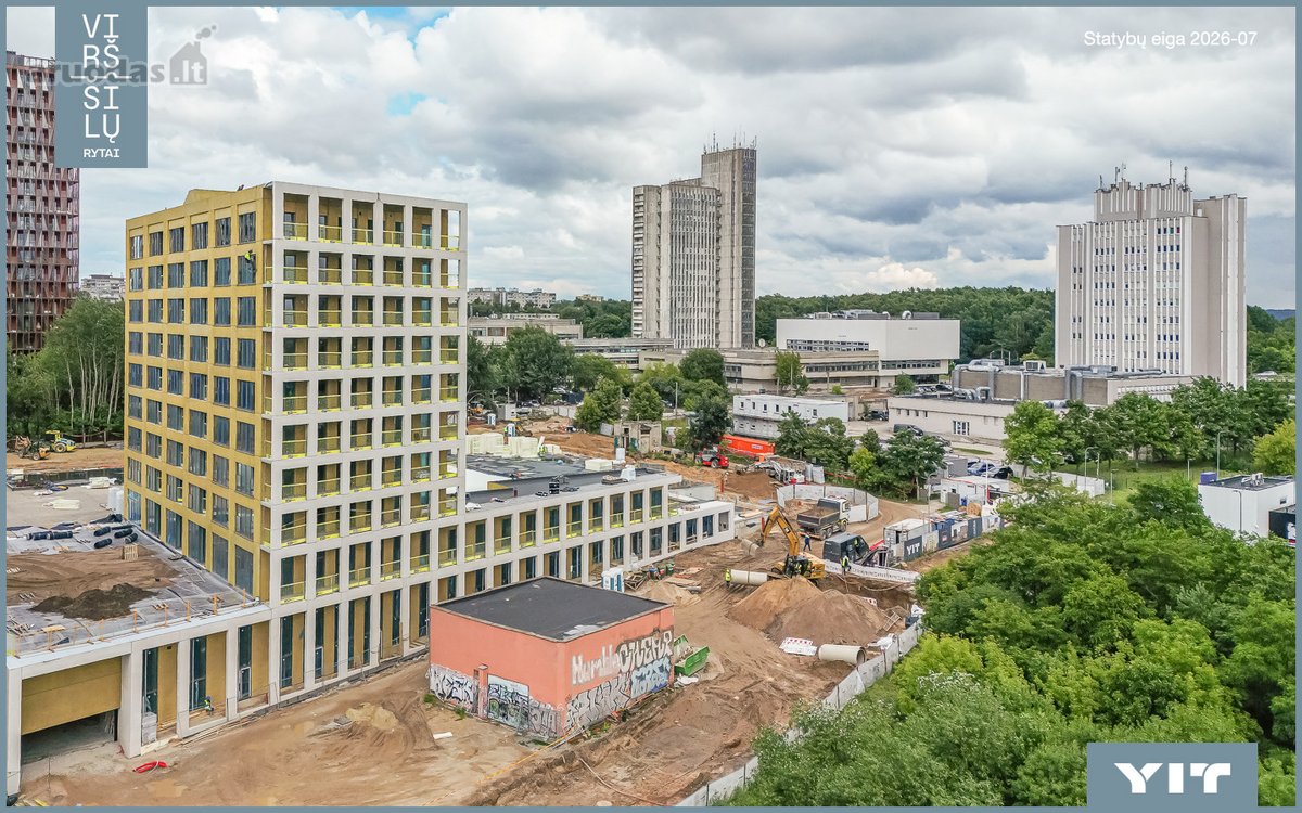 Parduodamas 2 kambarių butas naujai vystomame - nuotraukos Nr. 6