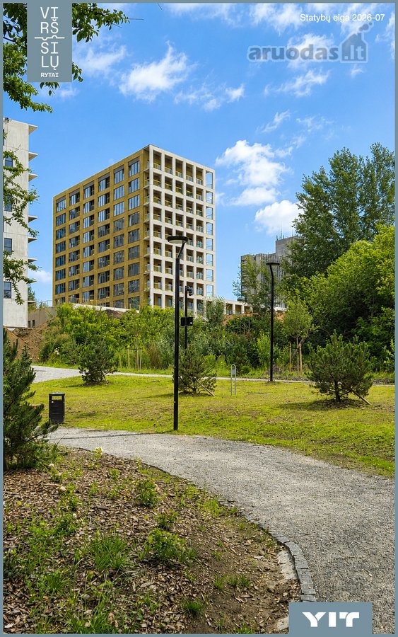 Parduodamas 2 kambarių butas naujai vystomame - nuotraukos Nr. 7