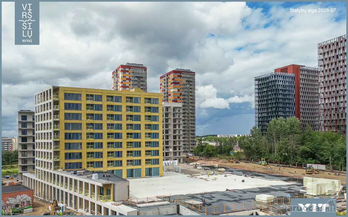 Parduodamas 3 kambarių butas naujai vystomame - nuotraukos Nr. 5
