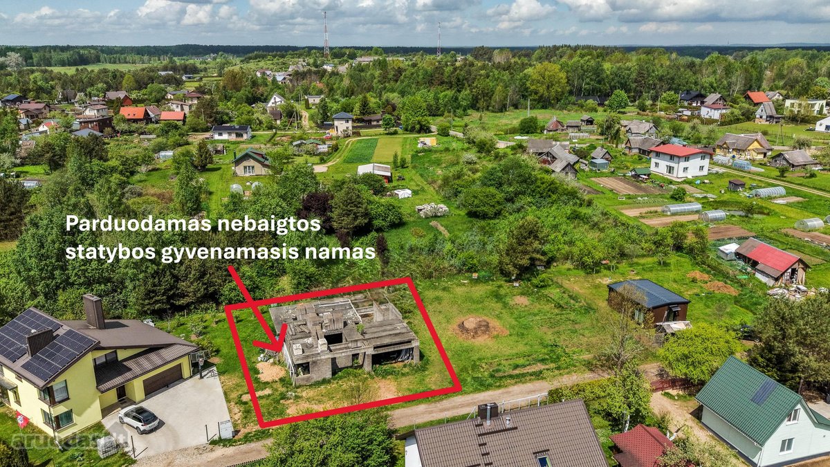 Parduodamas Sklypas Su Pradėtu Statyti - nuotraukos Nr. 2