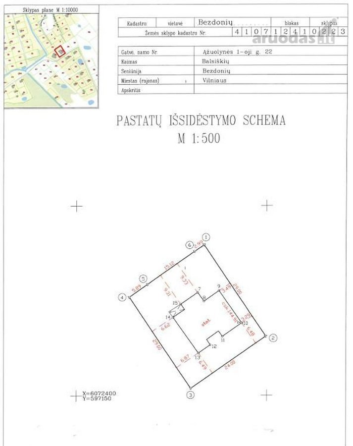 Parduodamas Sklypas Su Pradėtu Statyti - nuotraukos Nr. 11