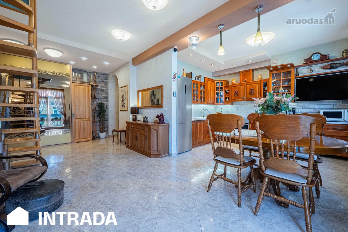 Istoriniai Dviejų Lygių 103,81m2 Apartamentai - nuotraukos Nr. 2