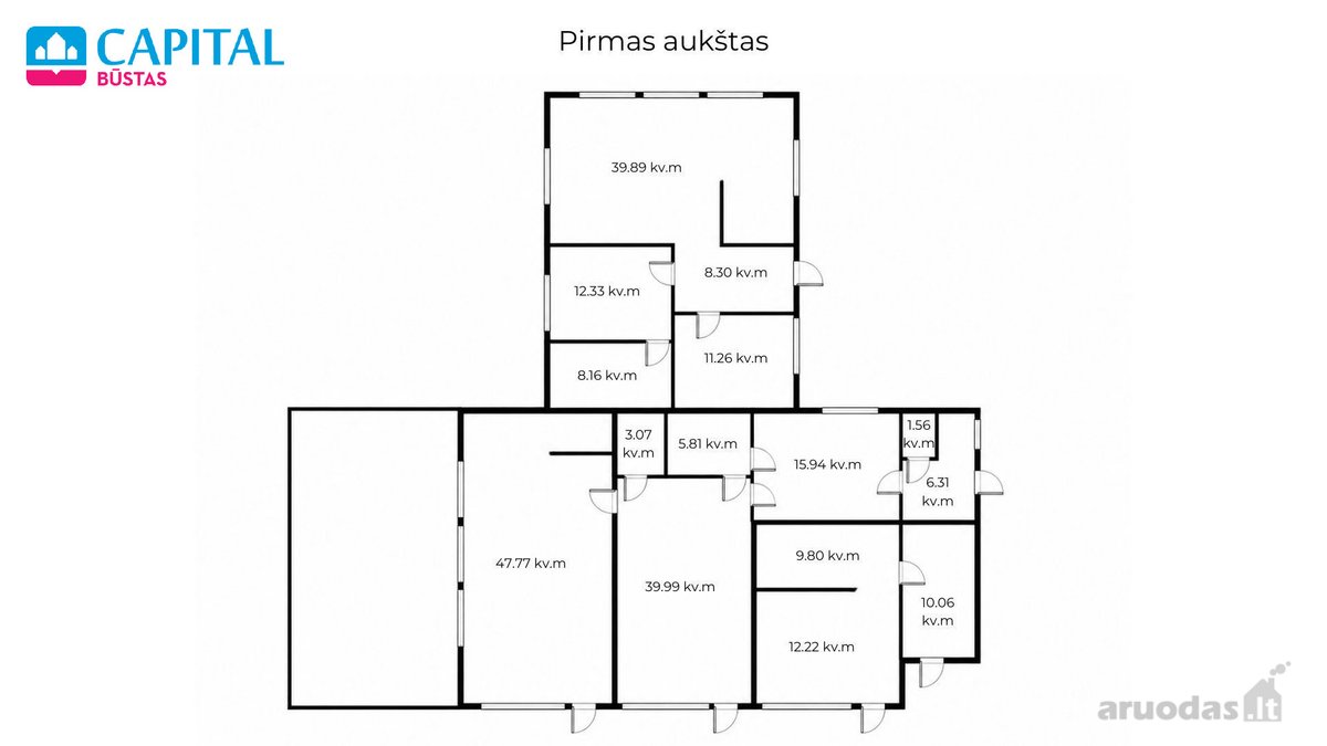 Komercinės Patalpos Su Gyvenamąja Dalimi - nuotraukos Nr. 2