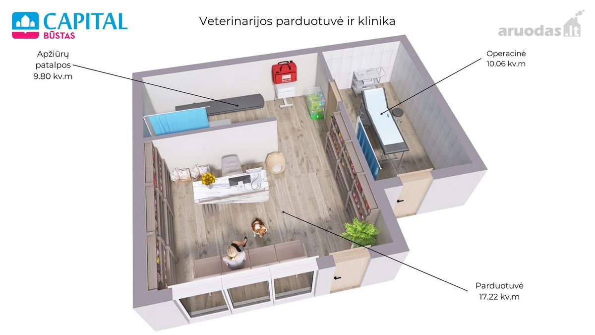 Komercinės Patalpos Su Gyvenamąja Dalimi - nuotraukos Nr. 5