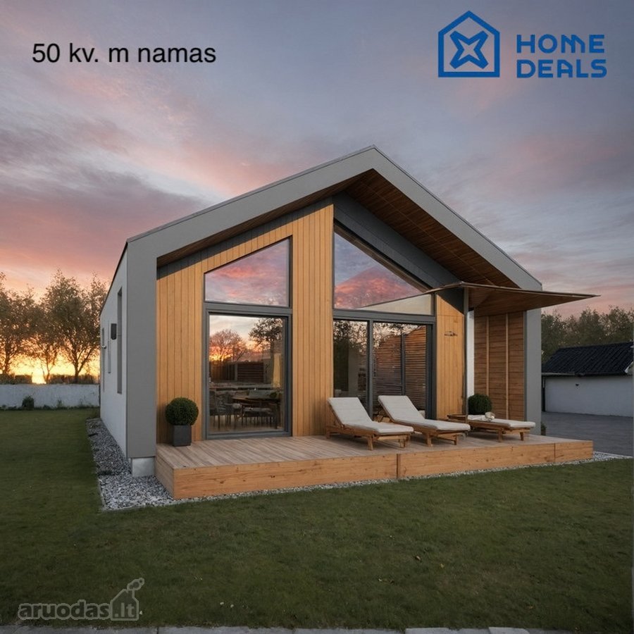 Parduodami du 123 m² ir 50 m² namai bendrame - nuotraukos Nr. 5