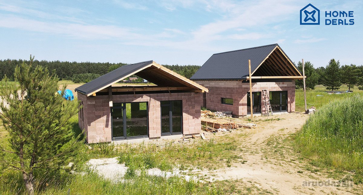 Parduodami du 123 m² ir 50 m² namai bendrame - nuotraukos Nr. 6