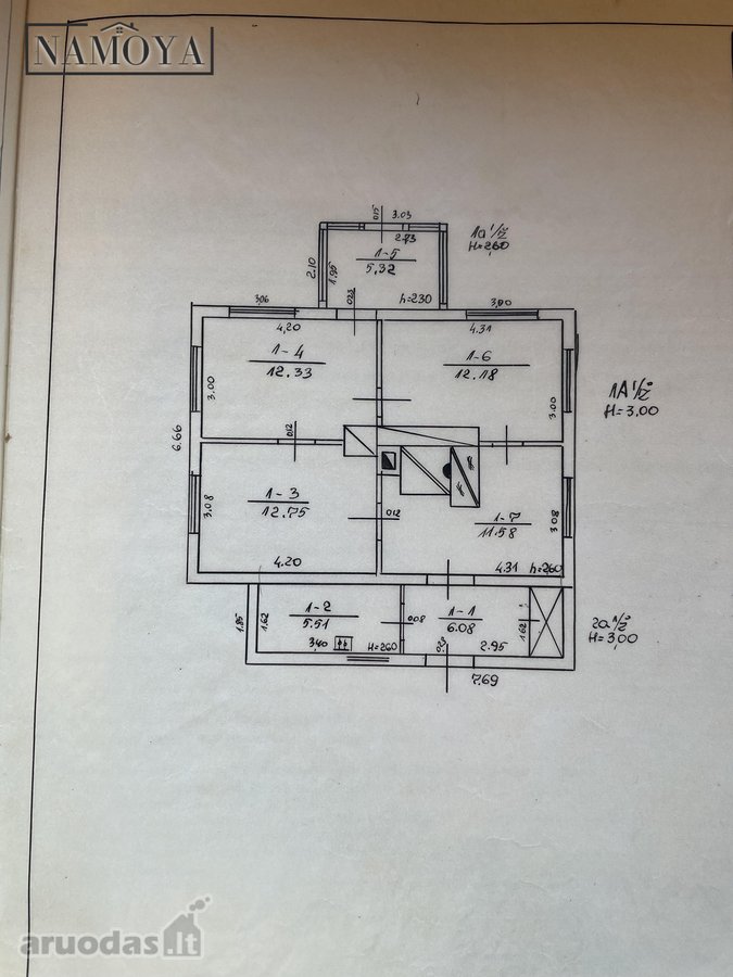 Nociūnų kaime parduodamas 65,76 kv.m. medinis - nuotraukos Nr. 5