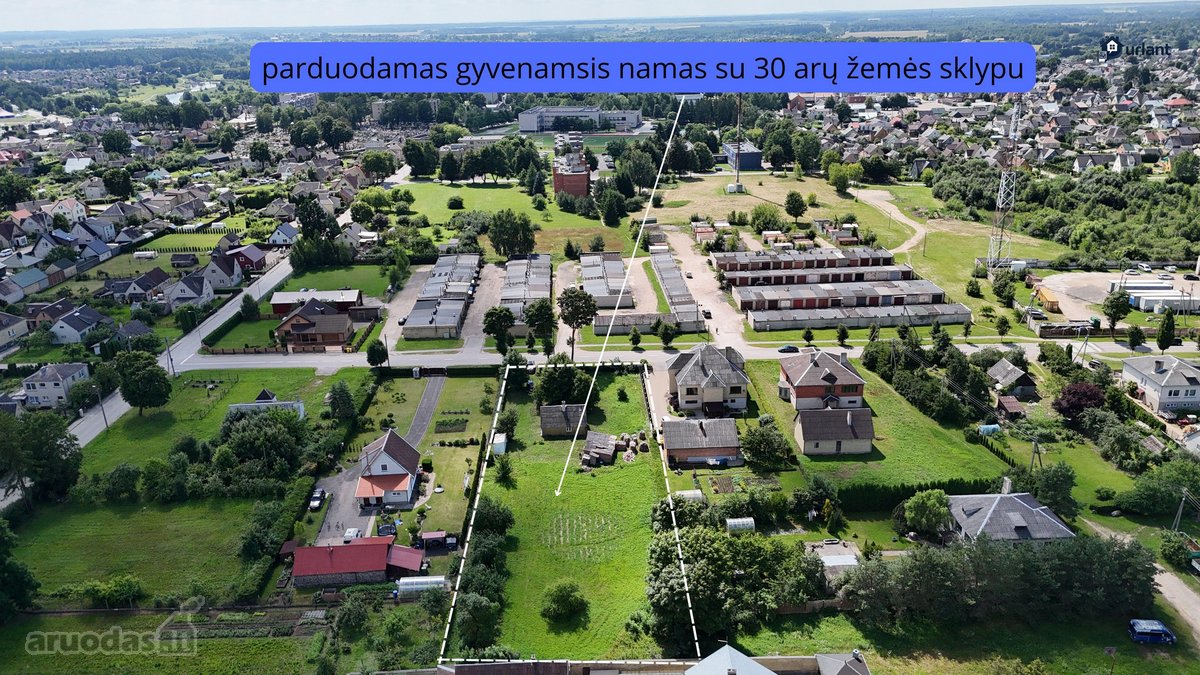 Parduodamas Medinis Namas Su Visomis Miesto - nuotraukos Nr. 6
