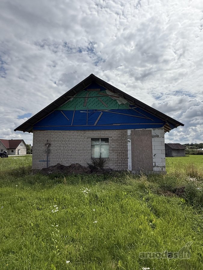 Parduodamas nebaigtos statybos namas su 6 arų - nuotraukos Nr. 7