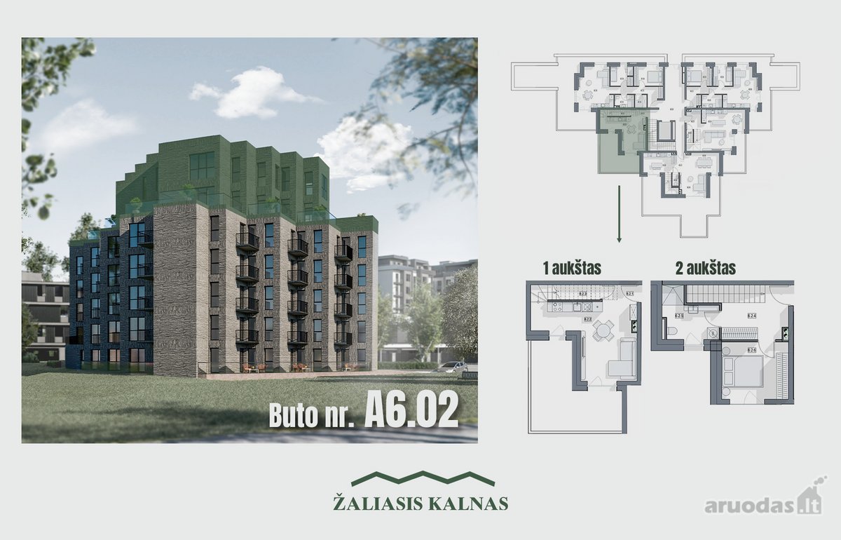 Dviejų aukštų apartamentai su privataus namo - nuotraukos Nr. 32