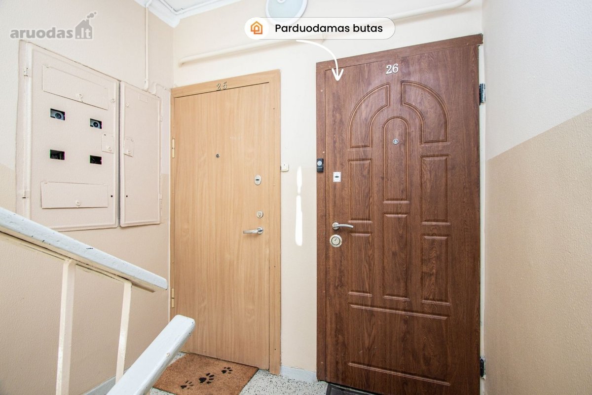 Parduodamas įrengtas 2 kambarių butas pačioje - nuotraukos Nr. 13