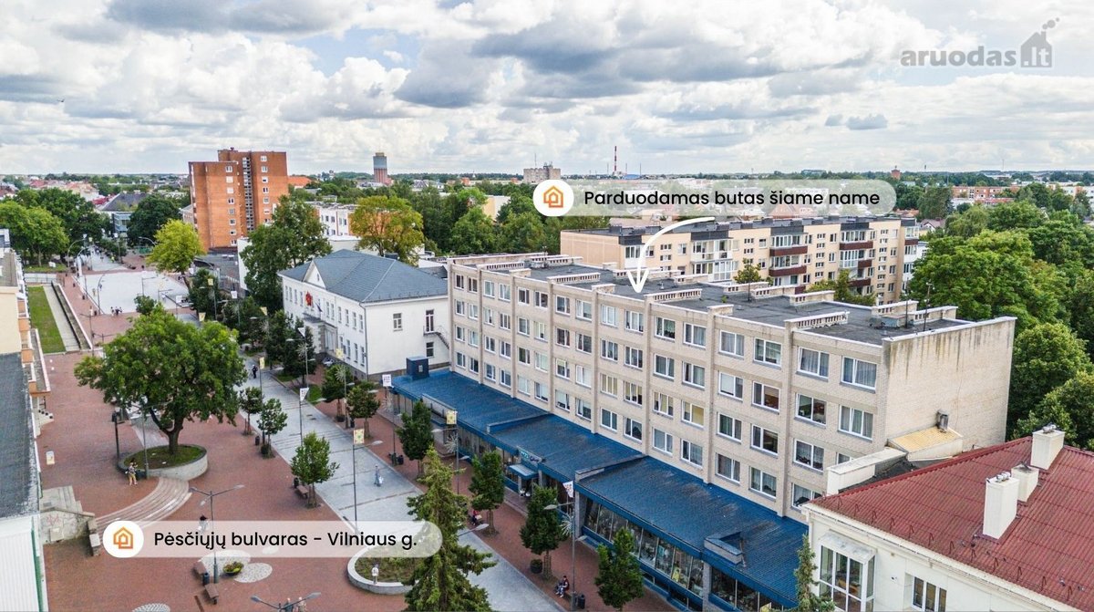 Parduodamas įrengtas 2 kambarių butas pačioje - nuotraukos Nr. 15