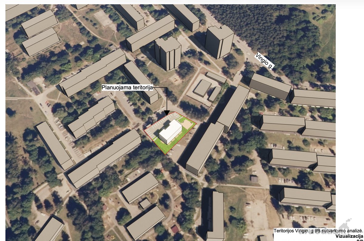 Parduodamas sklypas su daugiabučio statybos - nuotraukos Nr. 9