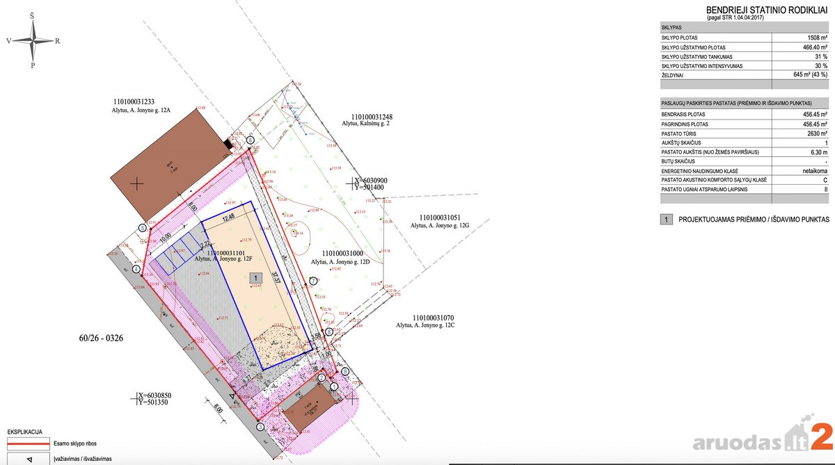 Parengti projektiniai sprendiniai 456 m² - nuotraukos Nr. 2