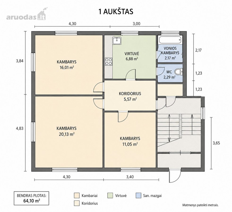 Parduodamas 3 Kambarių Butas Alytuje – Pušų - nuotraukos Nr. 15