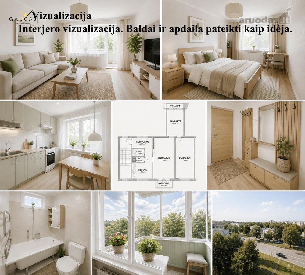 Parduodamas 3 kambarių butas Kaune, Varnių g. - nuotraukos Nr. 10