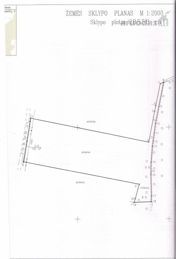 Parduodamas 2,85 Ha Žemės Ūkio Paskirties - nuotraukos Nr. 4