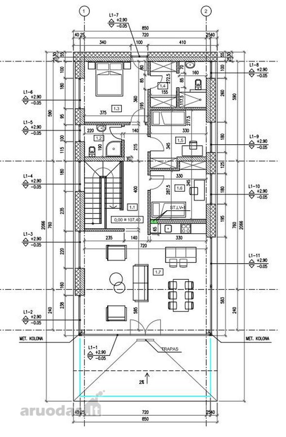 Išskirtinės Architektūros Namas Su Vaizdu Į - nuotraukos Nr. 34
