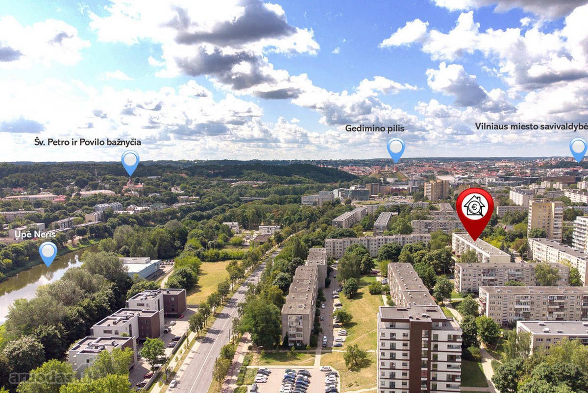 Šviesus, saulėtas ir šiltas 2 kambarių butas - nuotraukos Nr. 21