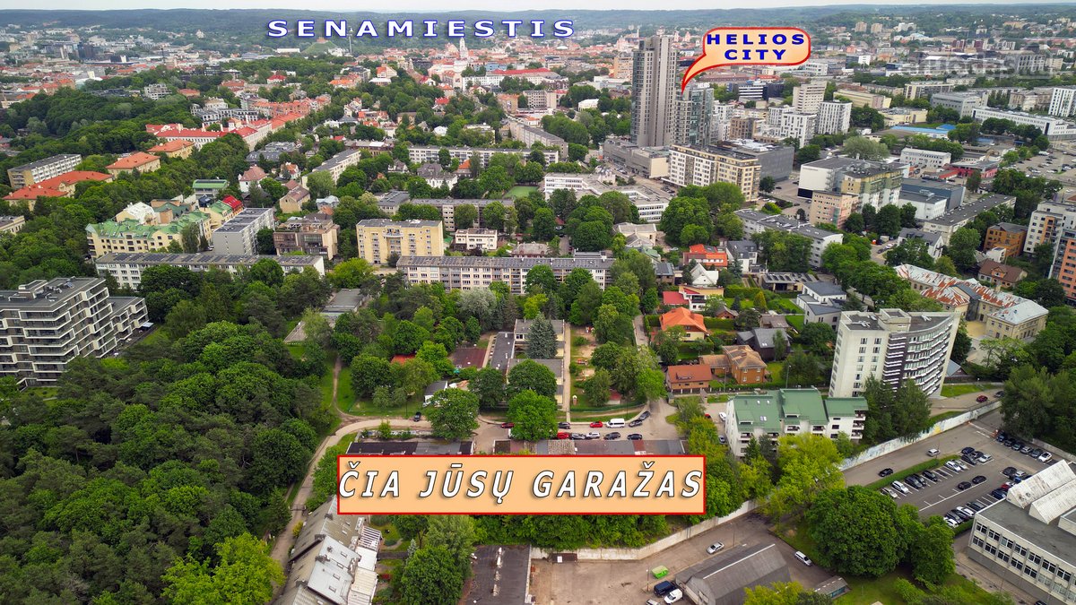 Šalia Vingio Parko Nuom. 17 Kv.m. Garažas - nuotraukos Nr. 2