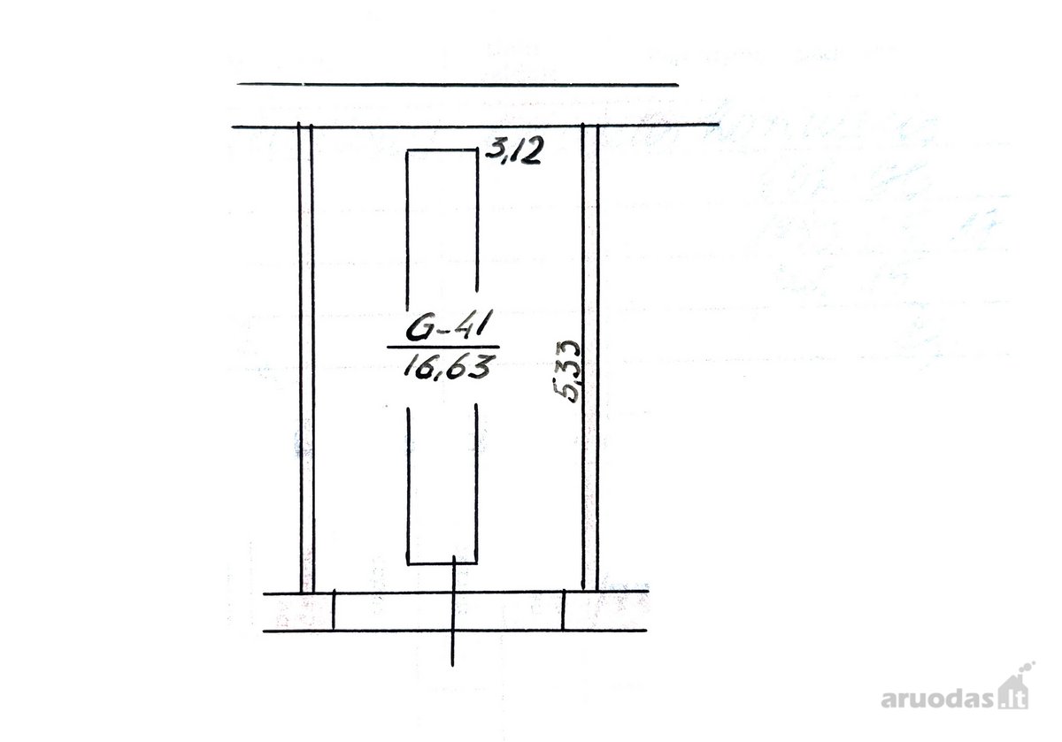 Šalia Vingio Parko Nuom. 17 Kv.m. Garažas - nuotraukos Nr. 5