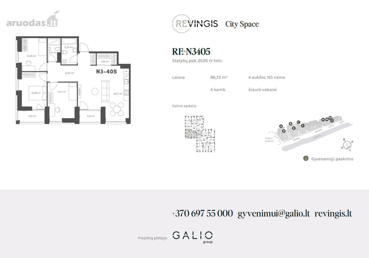 Revingio kvartalas įsikūręs kaimynystėje su - nuotraukos Nr. 2
