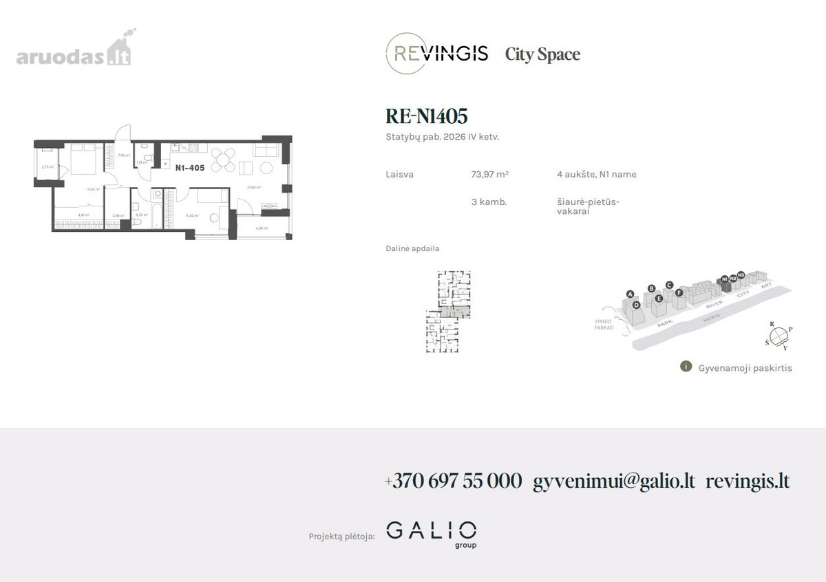 Revingio kvartalas įsikūręs kaimynystėje su - nuotraukos Nr. 2
