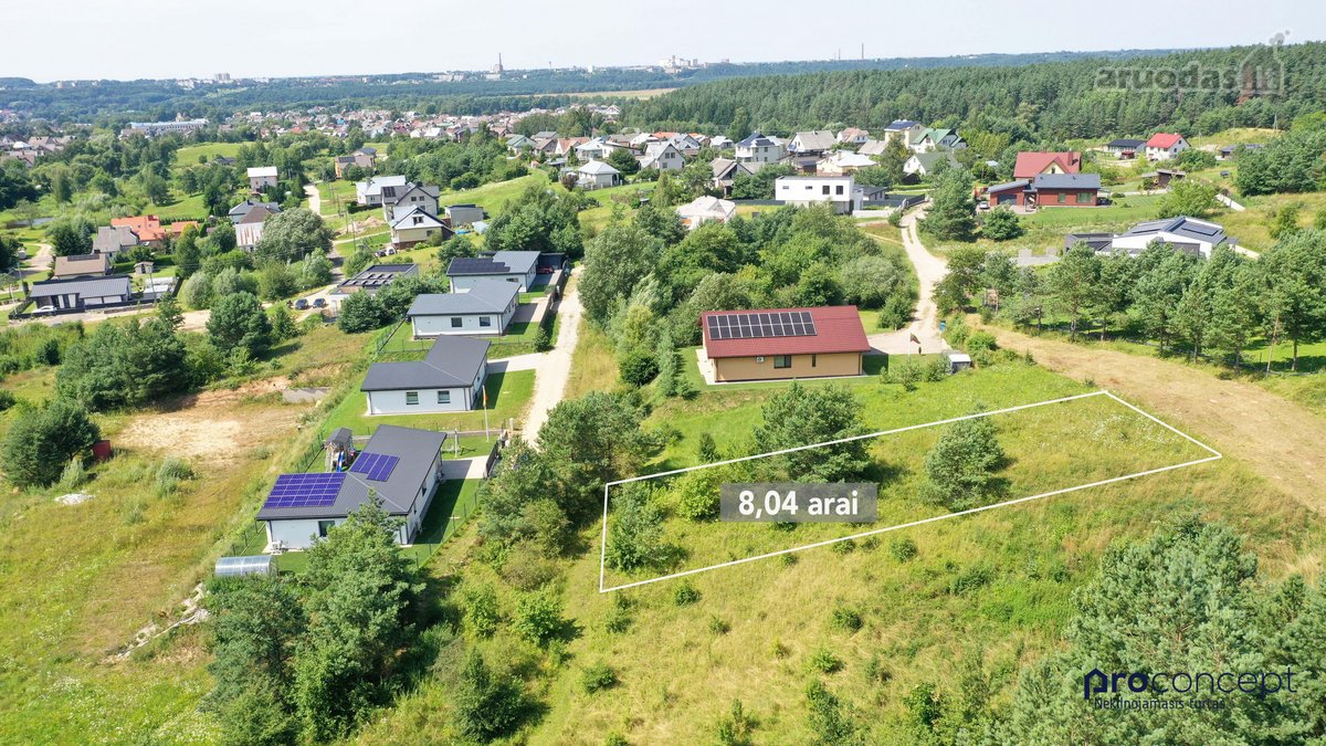 Parduodamas 8,04 A Namų Valdos Sklypas - nuotraukos Nr. 2