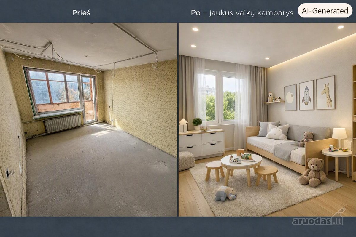 Parduodamas Šviesus 3 Kambarių Butas - nuotraukos Nr. 6
