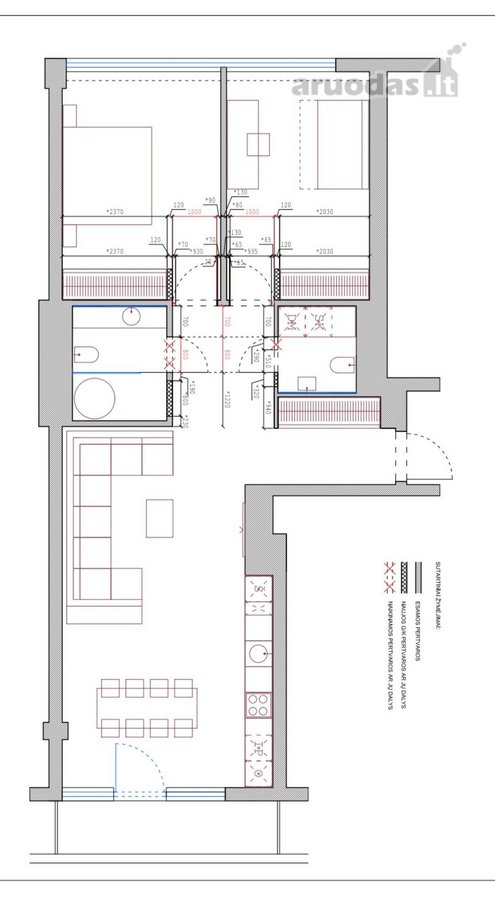 Prestižiniai apartamentai su vaizdais į - nuotraukos Nr. 18