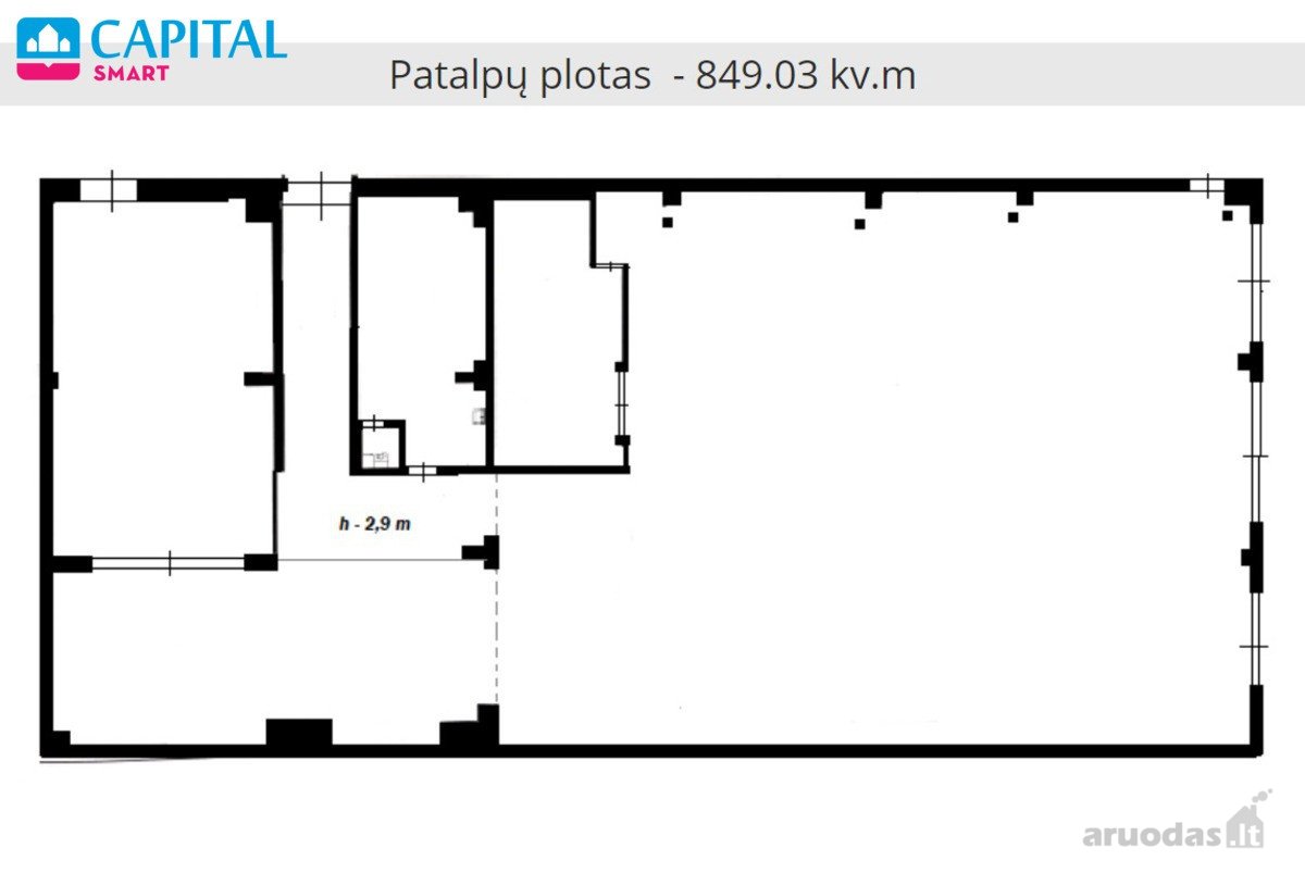 Parduodamos erdvios gamybinės – sandėliavimo - nuotraukos Nr. 20