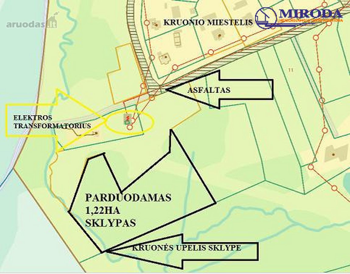 Upelis, miškas, asfaltas, šalia komunikacijos. - nuotraukos Nr. 3