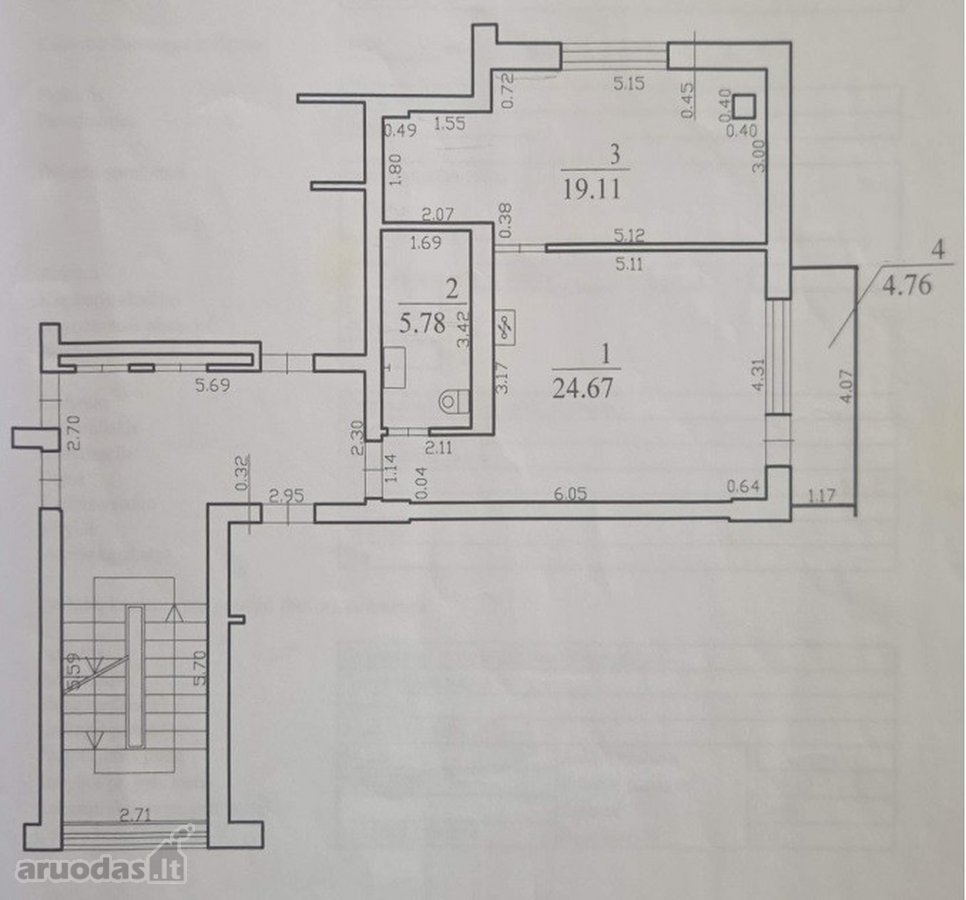 Parduodamas jaukus ir šviesus 2 kambarių - nuotraukos Nr. 27