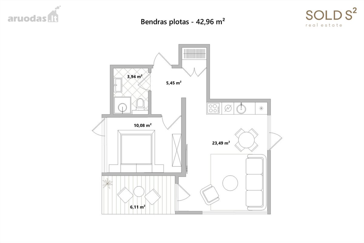 Parduodami jaukūs kotedžo tipo apartamentai - nuotraukos Nr. 19