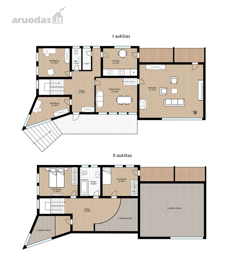 Parduodamas Unikalios Architektūros Mūrinis - nuotraukos Nr. 43