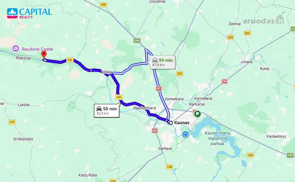 2 butų namo dalis su Nemuno panorama - nuotraukos Nr. 42