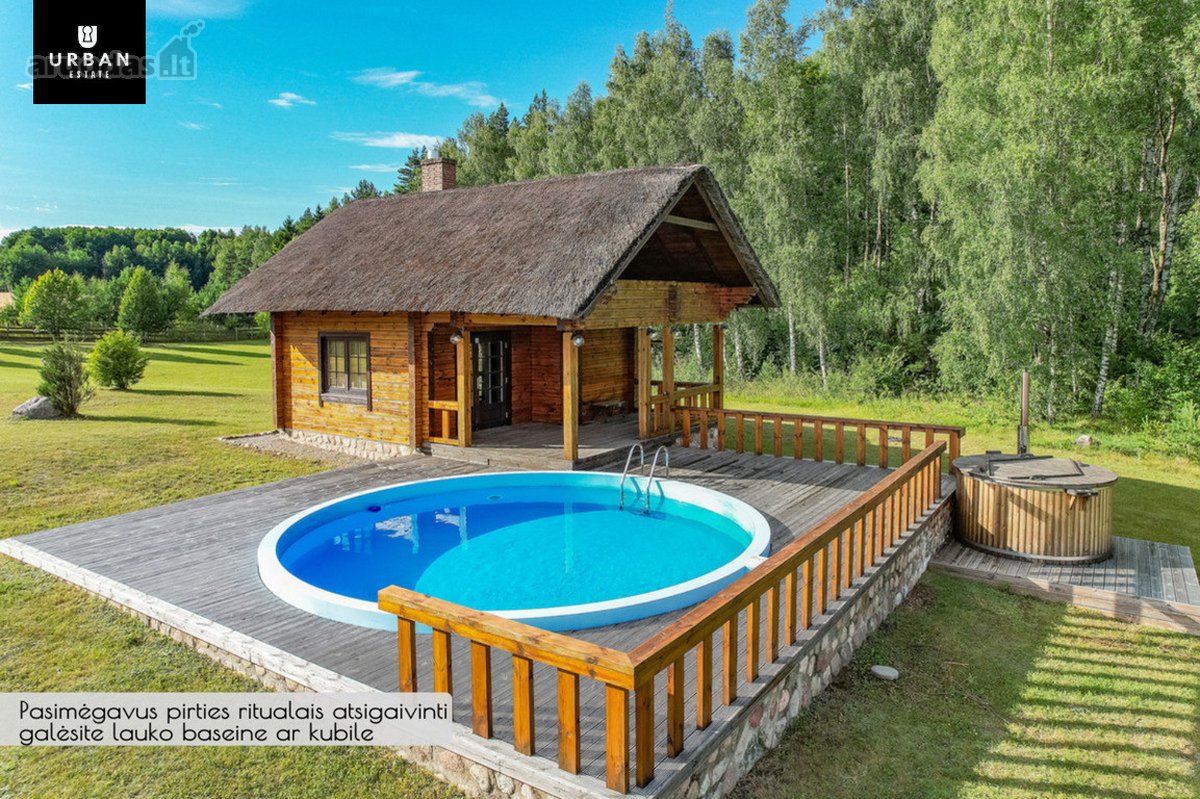 Išskirtinė Rąstinė Sodyba Su Nuosava Medvėko - nuotraukos Nr. 4