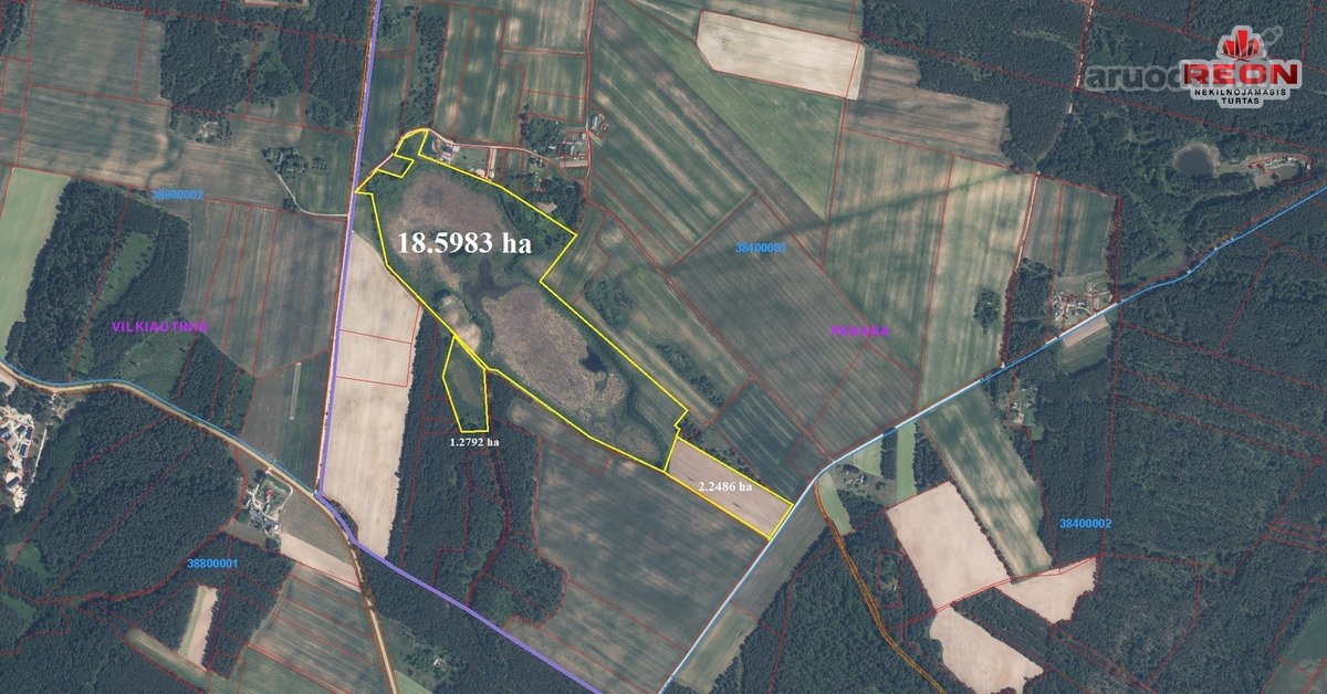 22 Ha Sklypas Su Namo Proektu Tetervinės - nuotraukos Nr. 2