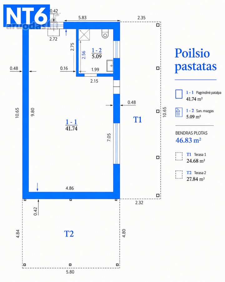  Pirkėjui tarpininkavimo mokestis – netaikomas. - nuotraukos Nr. 49