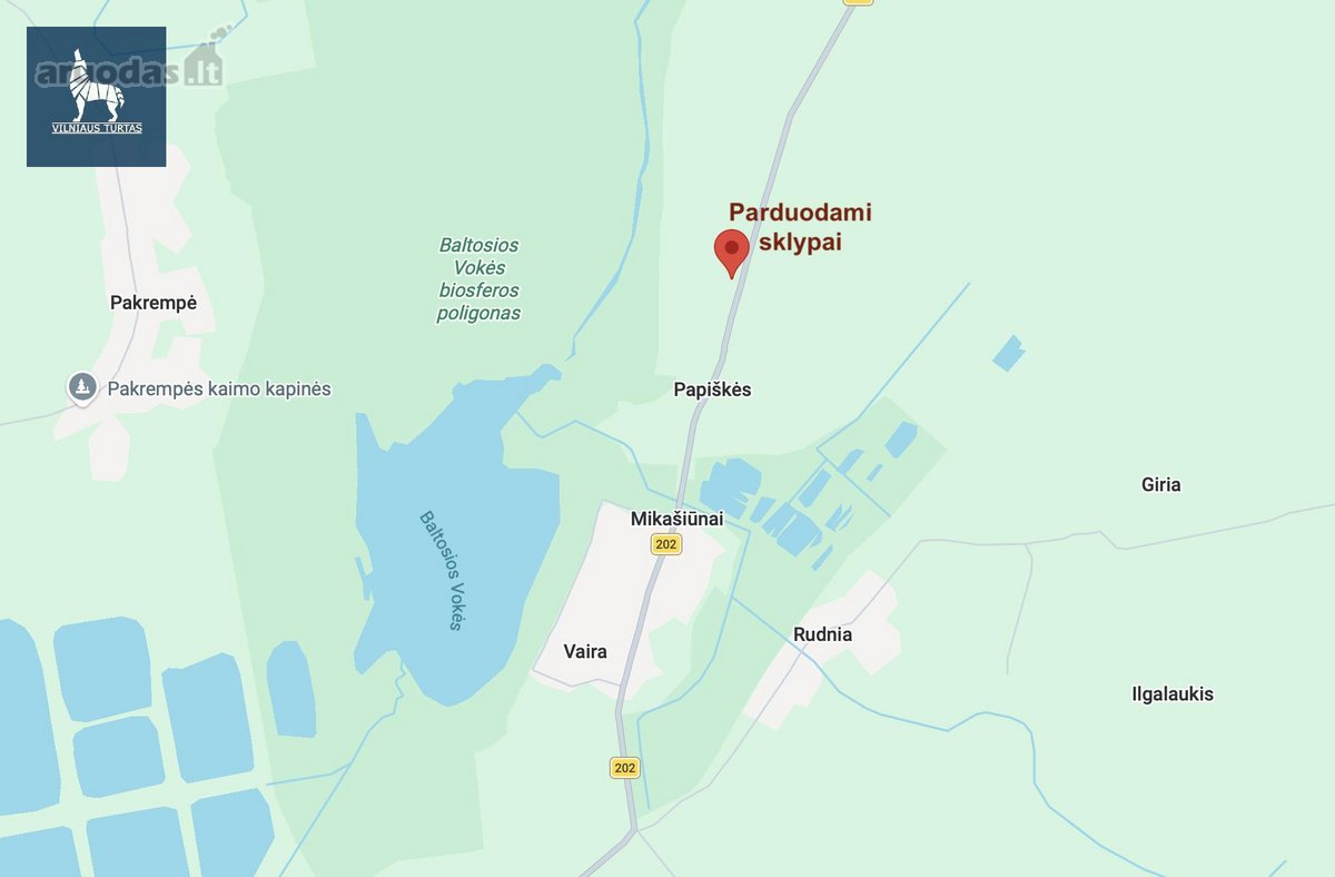 Papiškėse parduodami du greta esantys sklypai - nuotraukos Nr. 15