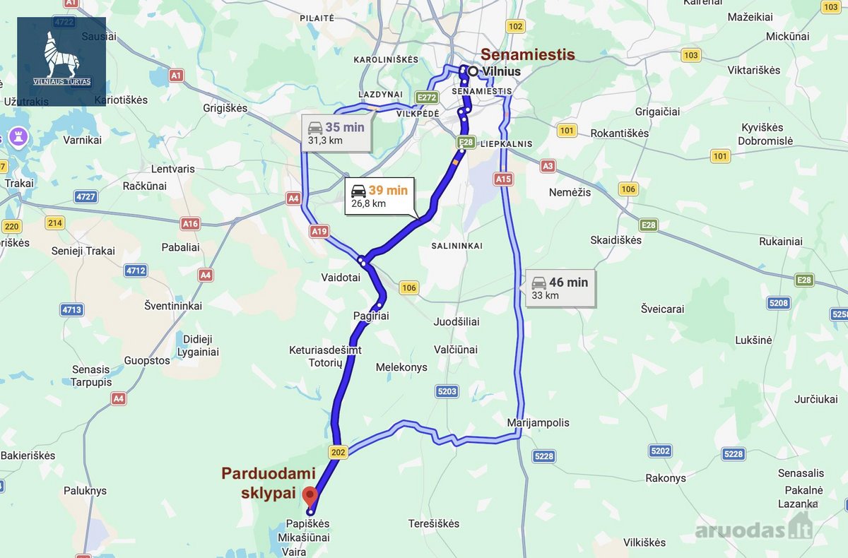 Papiškėse parduodami du greta esantys sklypai - nuotraukos Nr. 16